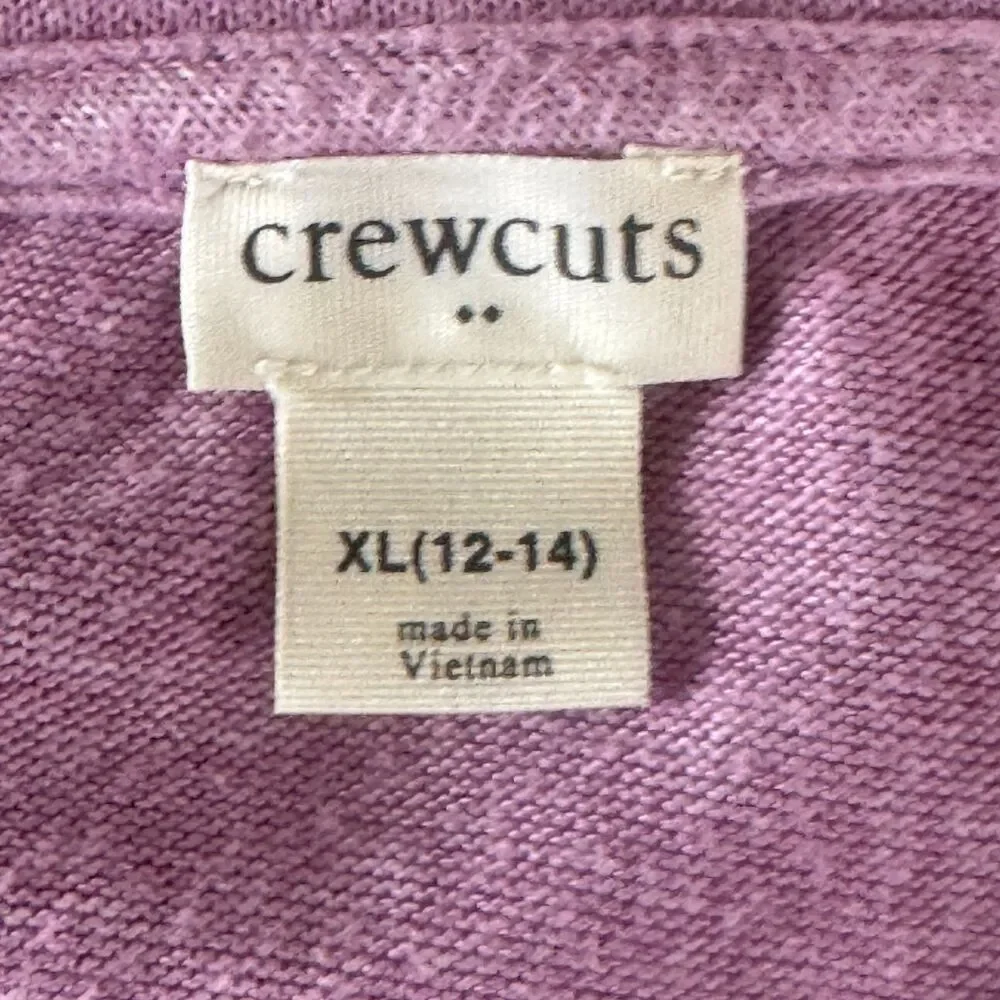 J. Crew CrewCuts Extra Soft Bejeweled Studded Top Girls Size 12-14